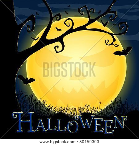 Halloween postcard
