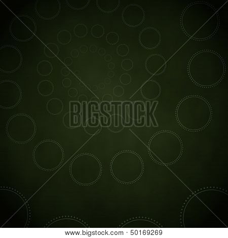 3D Render Of A Soft Circle Label  On Vintage Background