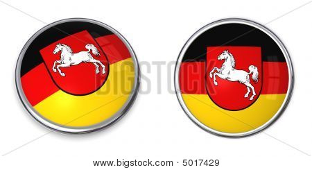 Banner knap Niedersachsen niedersachsen Tyskland