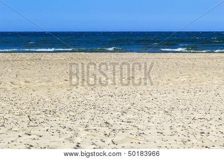 Beach Sea Water Waves Landscape