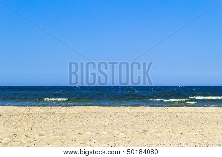 Beach Sea Water Waves Landscape
