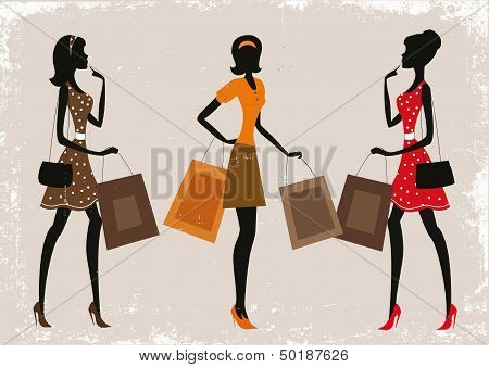 Women shopping