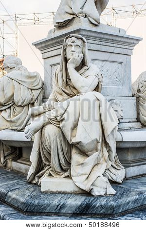 statue i Gendarmenmarkt-pladsen, Berlin
