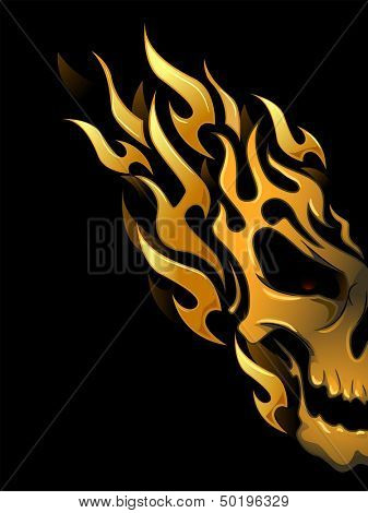 Illustration de prêt à flamme impression autocollants ou modèles de tatouage