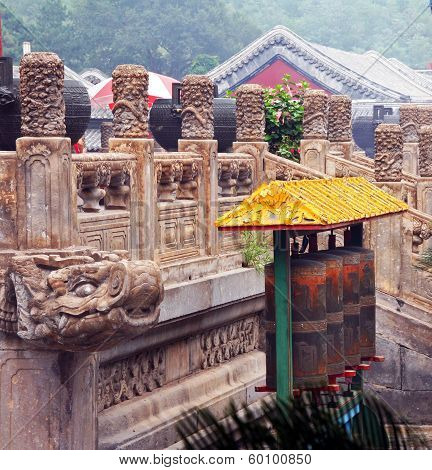 Fragments Of The Famous Puning Temple In Chengde, China