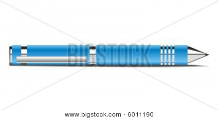 Penna a sfera blu