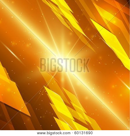 Abstract yellow technology background