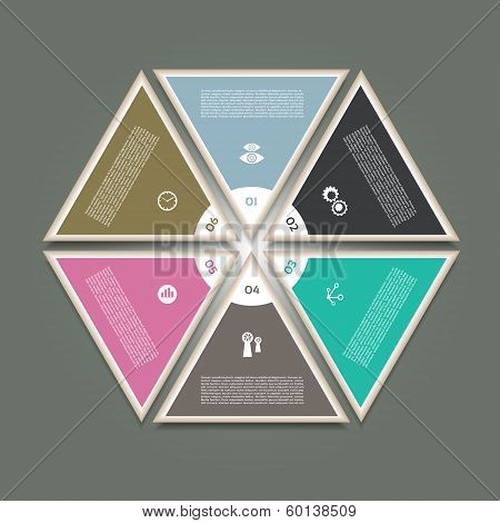 Vector Progress Background / Product Choice or Version. eps 10