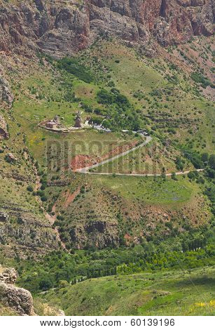 Mountain Monastery Noravanq in Armenia