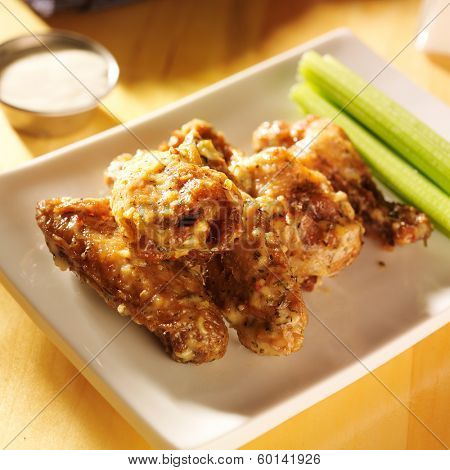 zesty garlic parmesan chicken wings