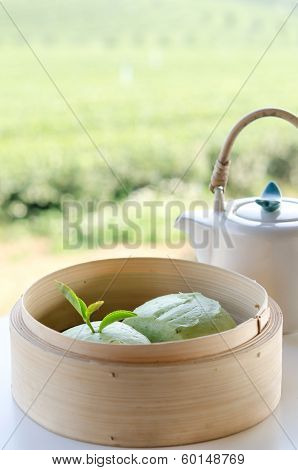 Green Tea Mantou