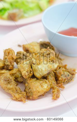 Pork Chitterlings Fried