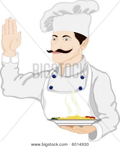 Шеф-повар приветствует гостей