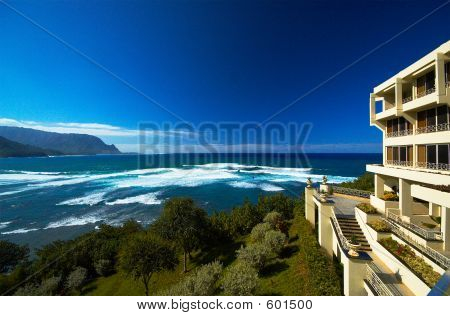 Vista do Hotel Princeville