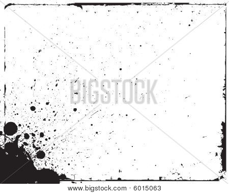 bläck splat grunge