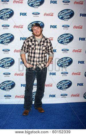 LOS ANGELES - FEB 20:  Ben Briley at the American Idol 13 Finalists Party at Fig & Olive on February 20, 2014 in West Hollywood, CA