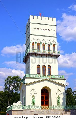 White Tower in Tsarskoye Selo (Leningrad Region)