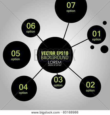 Template for visual presentation in information technology