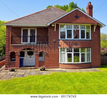 Red brick house