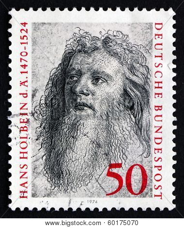 Postage Stamp Germany 1974 Hans Holbein The Elder, Painter
