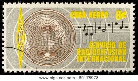 CUBA - CIRCA 1970s: A Stamp printed in Cuba shows image 