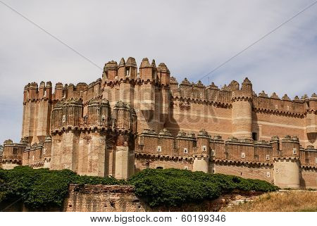 Coca Castle (castillo De Coca) Is A Fortification Constructed In The 15Th Century And Is Located In