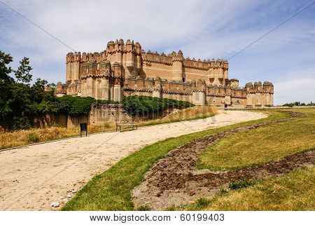 Coca Castle (castillo De Coca) Is A Fortification Constructed In The 15Th Century And Is Located In