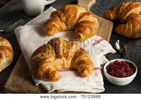 Homemade Flakey French Croissants