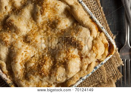 Homemade Flakey Peach Cobbler