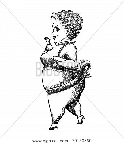 A Nice Fat Woman Walking