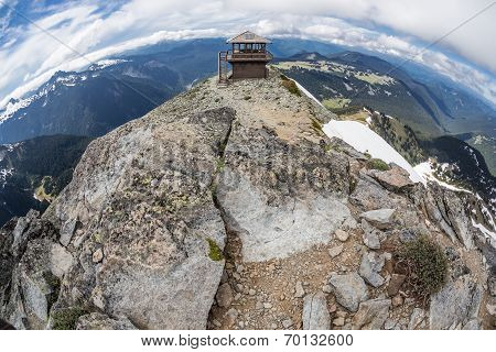 Mt. Freemont Lookout In Mt. Rainier National Park, Washington