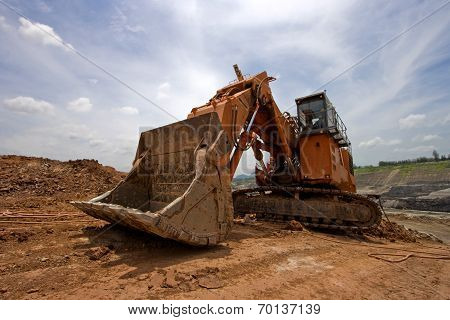 Excavator Machine Earthmoving