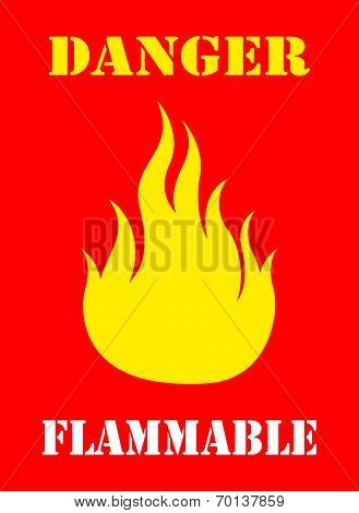 Flammable symbol