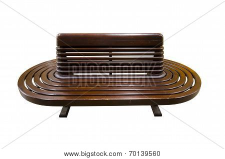 Train Station Chair On White