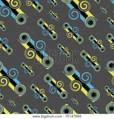 Seamless texture with abstract elements