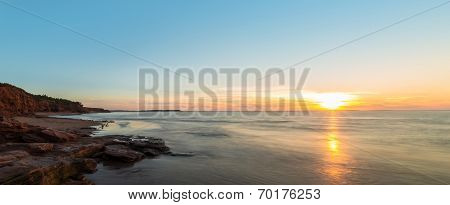Panorama Of Ocean Beach