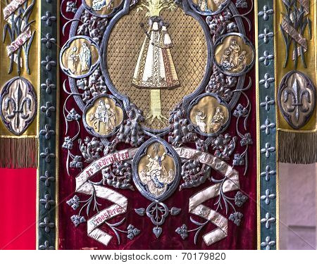 Interiors of Notre dame d'Anvers cathedral, Anvers, Belgium