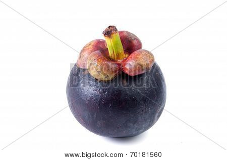 Mangosteen Fruit. Flesh Queen Of Fruits