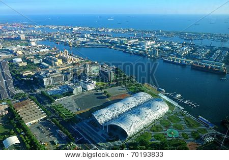 View Of Kaohsiung Port And Exhibition Center