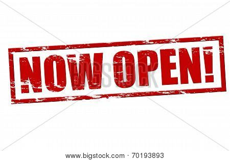 Now Open