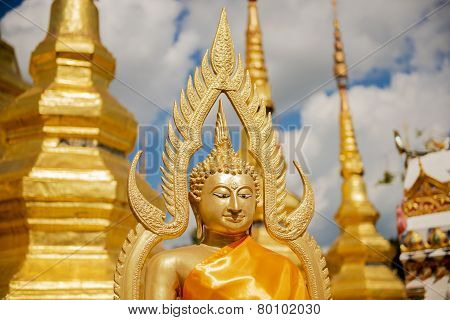 buddha statue in the temple of Thailand