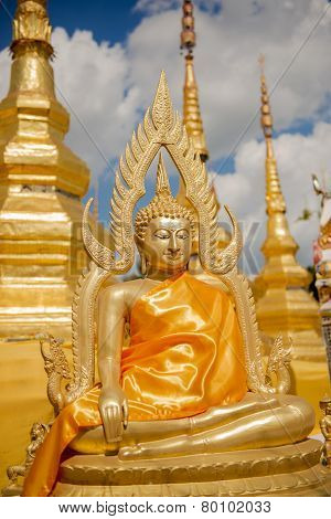 buddha statue in the temple of Thailand