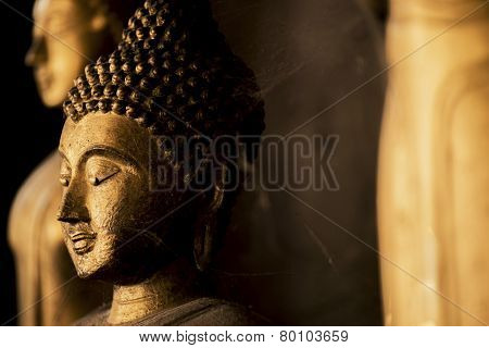 buddha statue in the temple of Thailand