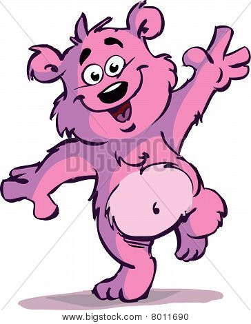 cute pink bear