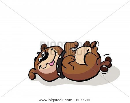 big happy dog