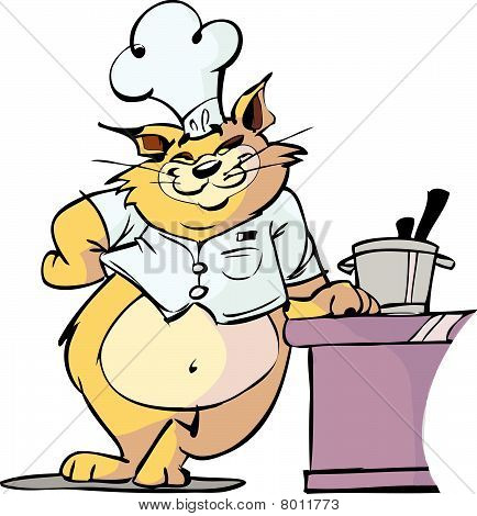 cozinheiro de gato