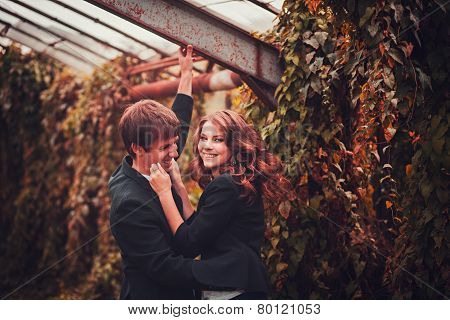 Smiling And Happinessl Couple