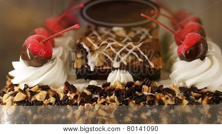 Colourful Ice Cream Cake