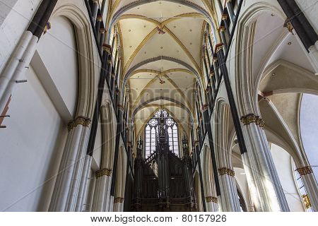Interiors of Saint Nicholas' Church, Ghent, Belgium