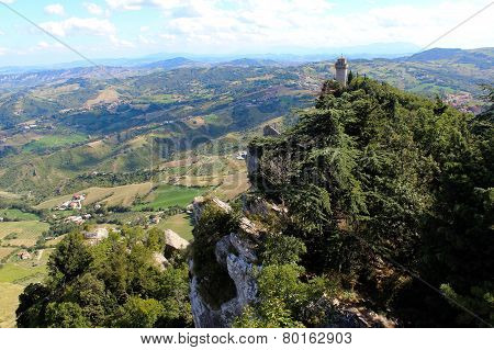 fortress in mountains